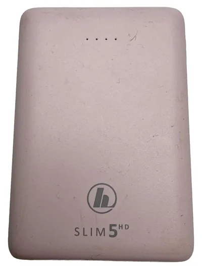 Hama Slim 5 HD Powerbank 5000mAh USB Ladegerät Rosa Pink