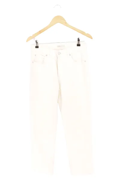 ANGELS Damen Stoffhose Gr. 36 Weiß Klassisch