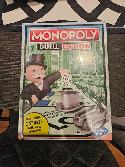 Monopoly Duell Edition Hasbro Gaming Brettspiel 2 Spieler ab 8 Jahre NEU