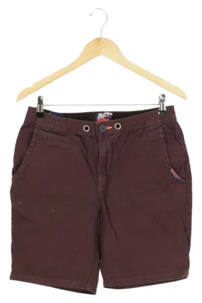 SUPERDRY Herren Shorts W30 Lila Casual Chino Gummibund