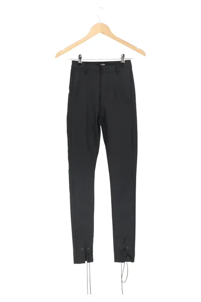 MISSGUIDED PETITE Damen Anzughose W29/38/M Schwarz Elegant Modisch Urban