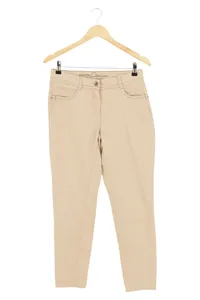 Bonita Damen Stoffhose Beige Gr. 38 (M) Casual Klassisch Chino Hose 1