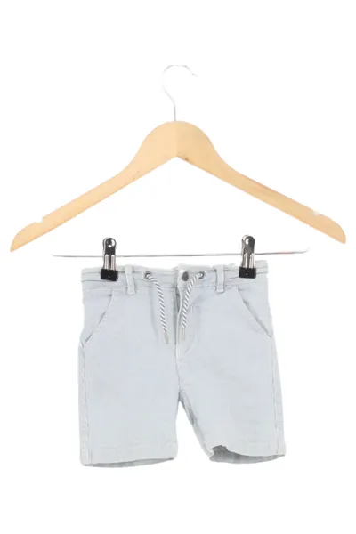 CYRILLUS Kinder Shorts Jungen Mädchen Einheitsgröße Blau Gestreift Casual