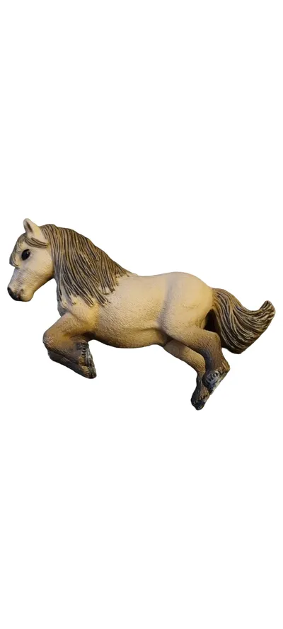 Schleich Friesenhengst Pferd Spielfigur Beige Kinder Spielzeug ab 3 Jahre