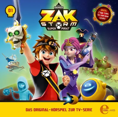 Zak Storm Super Pirat Hörspiel CD Folge 1 Original zur TV-Serie Kinder