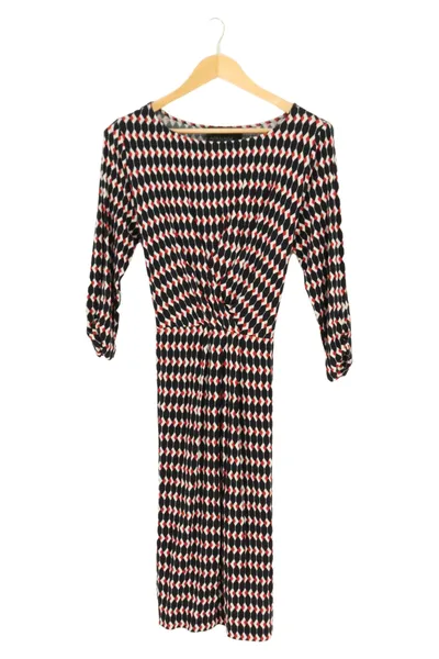 APANAGE Damen Freizeitkleid Gr. 38 M Mehrfarbig Grafisch Klassisch Polyester