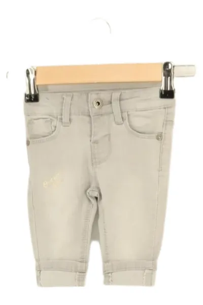 TANDEM Kinder Jeans Tapered Fit Gr. 92 Beige Casual Hose Baby Kleinkind