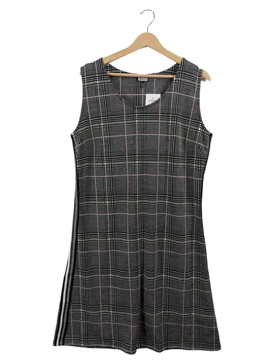 Kenny S. Freizeitkleid Damen Gr. 44 XXL Mehrfarbig Kariert Midikleid