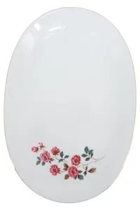 BAREUTHER WALDSASSEN Servierplatte Porzellan Blumen Klassisch Mehrfarbig 1