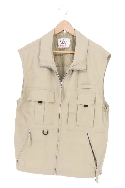 MAUL Herren Funktionsweste Gr. 48/M Beige Outdoor Casual