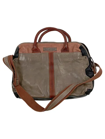 Taschendieb Wien Shopper Damen Leder Mehrfarbig Vintage