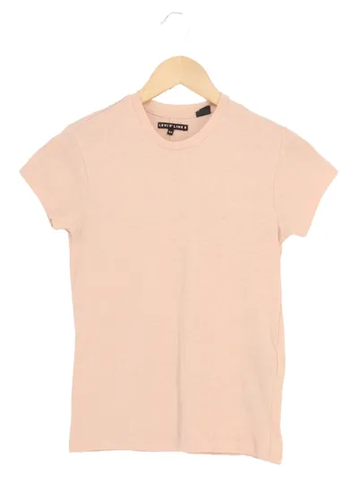 LEVI'S LINE 8 Damen T-Shirt Rosa Gr. 34/XS Casual Basic
