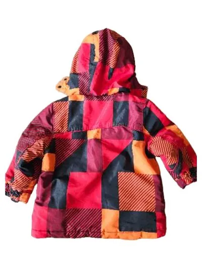 RODEO Kinder Winterjacke Gr. 98 Skijacke Mehrfarbig Geometrisch