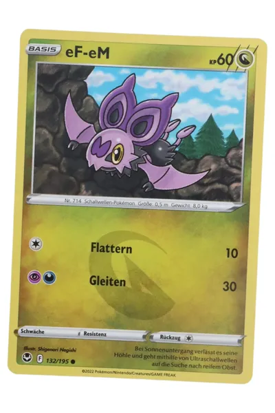 POKéMON Sammelkarte eF-eM Noibat Basis Gelb TCG