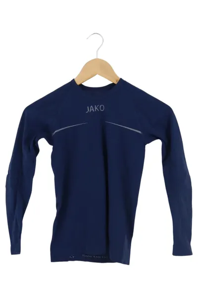 Jako Langarmshirt Kinder Gr. 110 Blau Sportlich Funktionsshirt