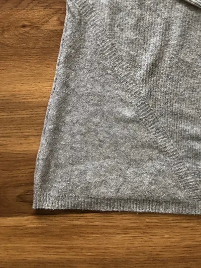 Gerry Weber Damen Pullover Gr. 36/S Grau Meliert Glitzer Langarm
