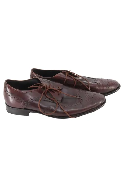Paul Smith Herren Schnürschuhe Brogues Leder Rot Gr. 39 Business Elegant