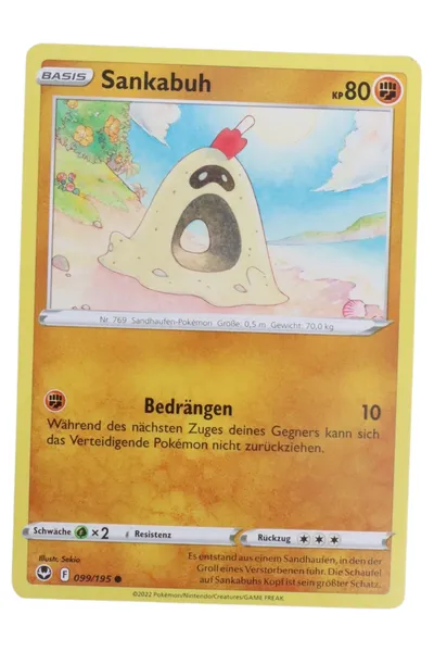 POKéMON Sammelkarte Sankabuh Basis Deutsch TCG Gelb