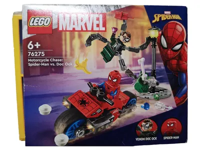 LEGO 76275 Spiderman Doc Ock Motorcycle Chase Bauset Komplett ab 6