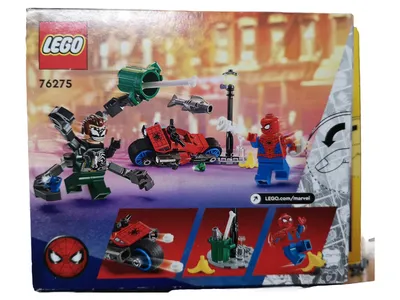 LEGO 76275 Spiderman Doc Ock Motorcycle Chase Bauset Komplett ab 6