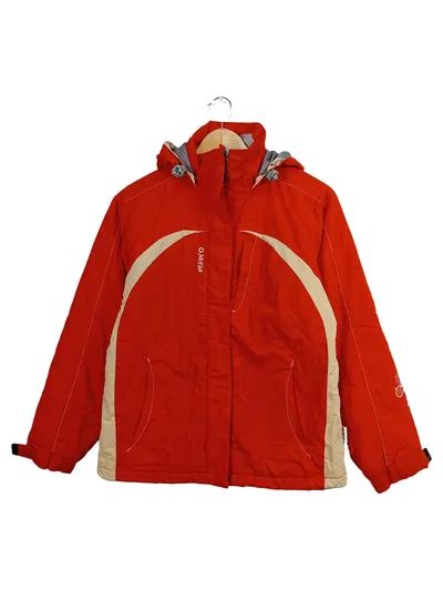 Étirel Skijacke Mädchen Gr. 152 Rot Winterjacke Kapuze Outdoor Sport Anorak