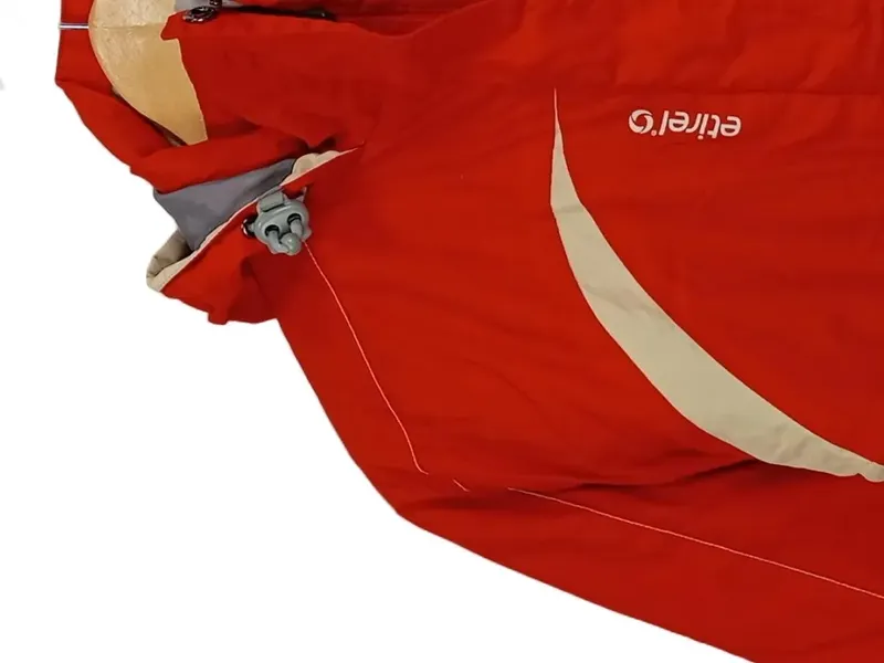 Étirel Skijacke Mädchen Gr. 152 Rot Winterjacke Kapuze Outdoor Sport Anorak 2