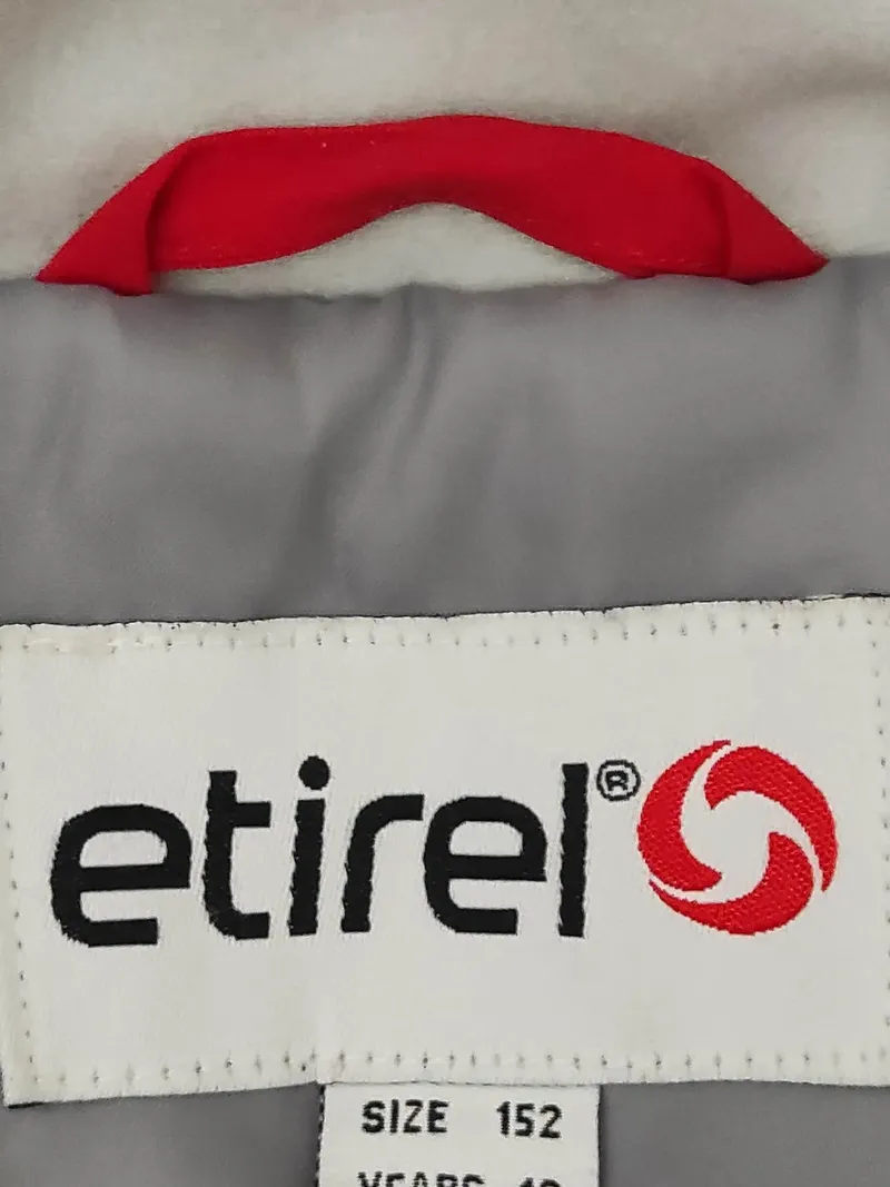Étirel Skijacke Mädchen Gr. 152 Rot Winterjacke Kapuze Outdoor Sport Anorak 5