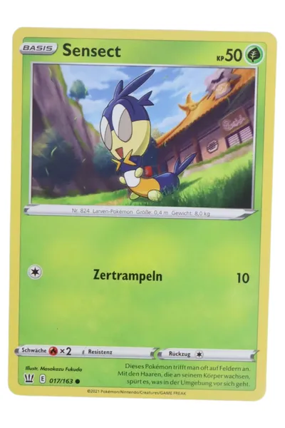 POKéMON Sammelkarte Sensect Basis Karte Grün TCG Trading Card Game