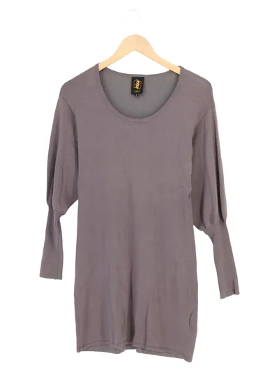 ATTITUDE Damen Freizeitkleid Grau Gr. 36/S Minikleid Casual Basic
