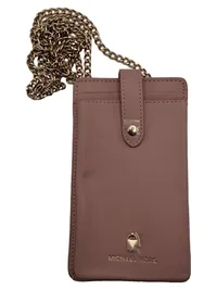Michael Kors Handytasche Umhängetasche Rosa Polyurethan Kette Damen 1