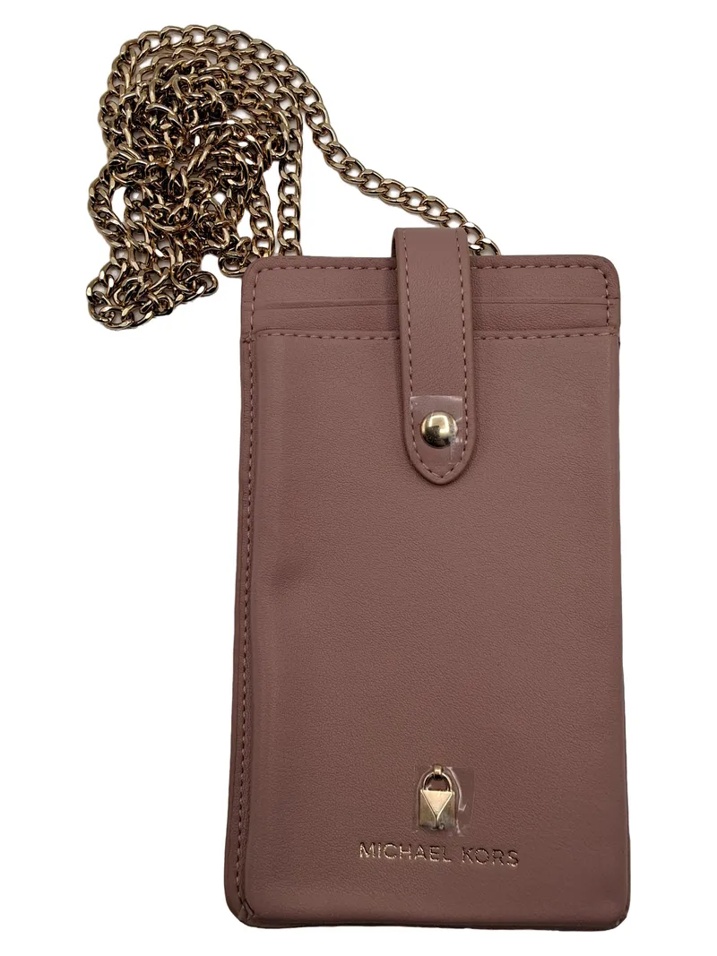 Michael Kors Handytasche Umhängetasche Rosa Polyurethan Kette Damen 1
