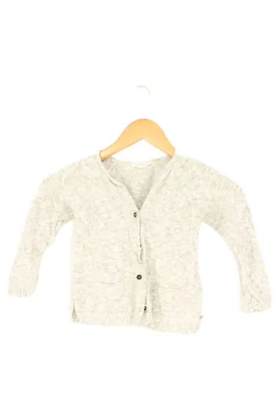 BELLYBUTTON Kinder Strickjacke Cardigan Gr. 86 Grau Baumwolle Casual