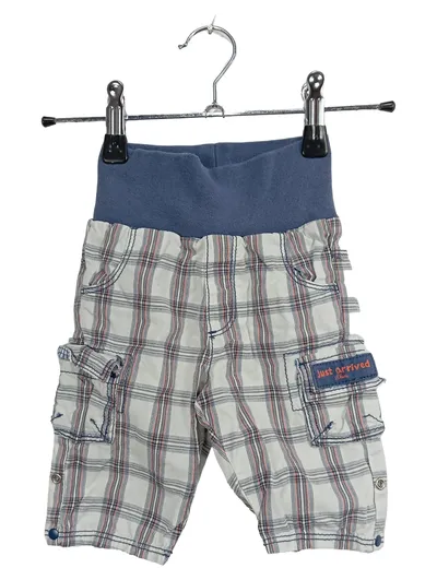 s.Oliver Baby Cargo Shorts kariert Gr. 62 Jungen Hose Baumwolle