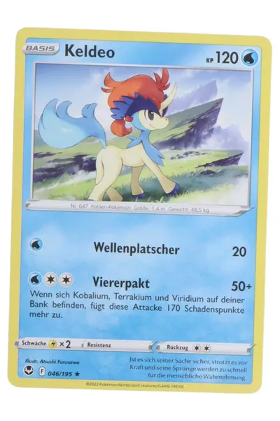 POKéMON Keldeo Sammelkarte Mehrfarbig Deutsch TCG Trading Card Game
