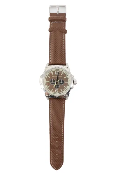 Vuillemin Regnier Herren Armbanduhr Braun Leder Klassisch Elegant