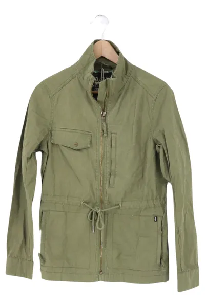 KHUJO Damen Sweatjacke Gr. S/XS Grün Casual Outdoor Baumwolle