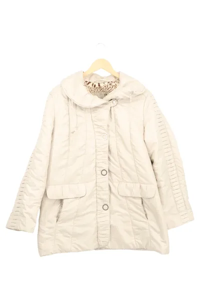 FAIRFIELD Damen Steppjacke Gr. 40/L Beige Casual Elegant Übergangsjacke