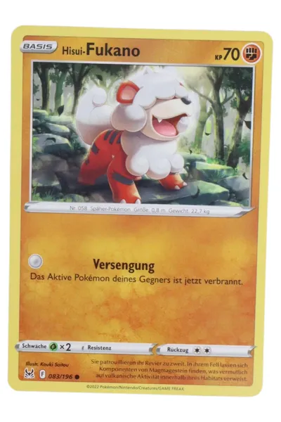 POKéMON Sammelkarte Hisui-Fukano Mehrfarbig Deutsch TCG Karte