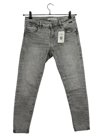 Mavi Jeans Damen Slim Fit Hose W28 36 S Grau Stretch