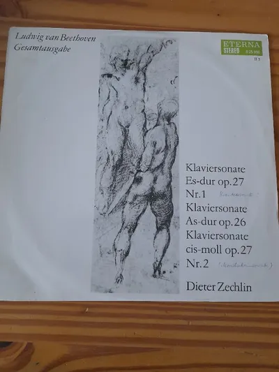 Ludwig van Beethoven Klaviersonaten Dieter Zechlin Eterna Stereo Vinyl LP