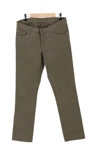 Marlboro Classics Damen Stoffhose Grün Kariert Klassisch W29/38