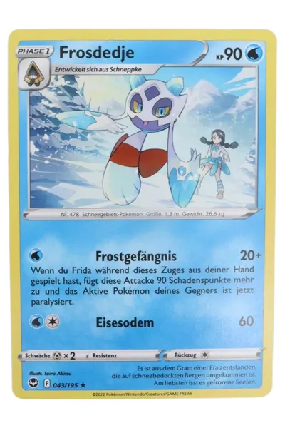 POKéMON Sammelkarte Frosdedje Blau Deutsch TCG