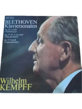 Beethoven Klaviersonaten Wilhelm Kempff Vinyl LP Eterna Pathétique Mondschein