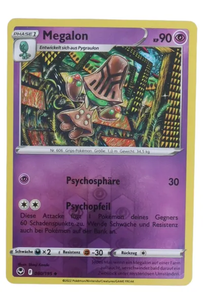 POKéMON Megalon Sammelkarte Mehrfarbig