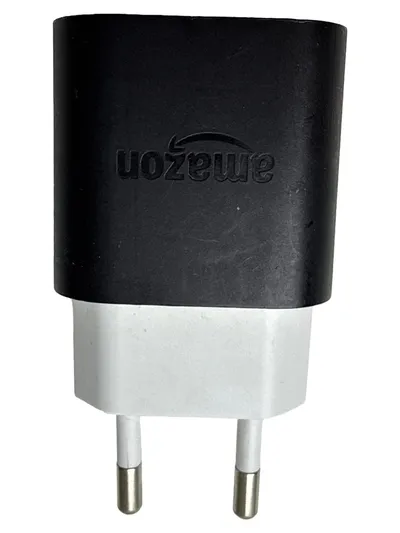 Amazon Steckdosenladegerät USB Netzteil EU Stecker Schwarz Gebraucht