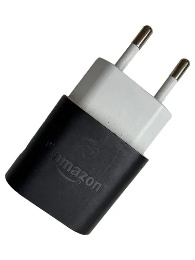 Amazon Steckdosenladegerät USB Netzteil EU Stecker Schwarz Gebraucht