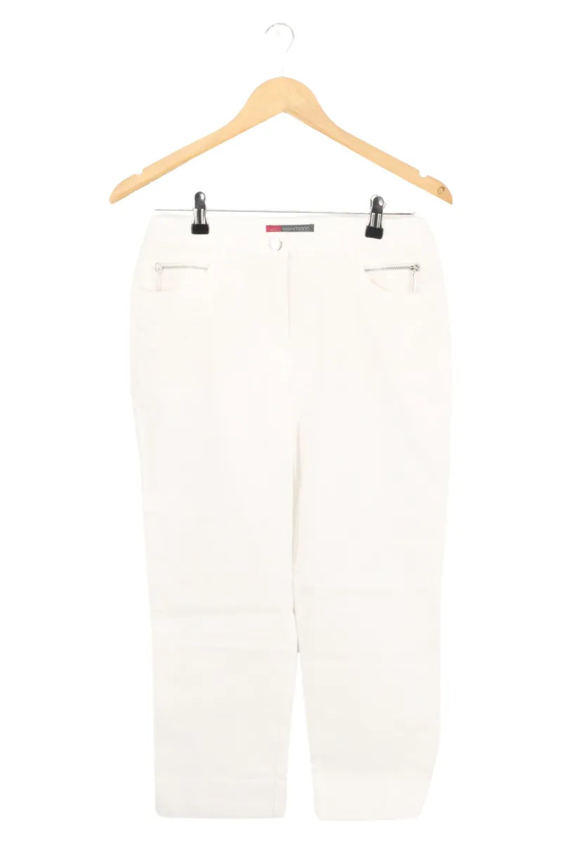 STEHMANN Anzughose Damen M 38 Weiß Elegant Business 1