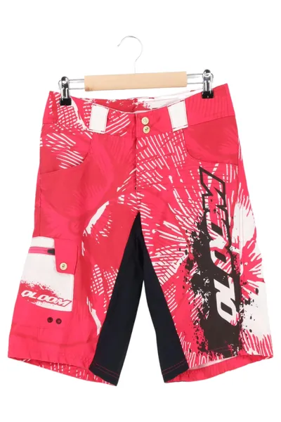 Qloom Damen Radhose MTB Shorts Pink Gr. M Mountainbike Fahrradhose