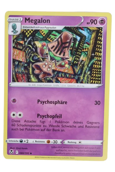 POKéMON Sammelkarte Megalon Lila 080/195 Schwert & Schild