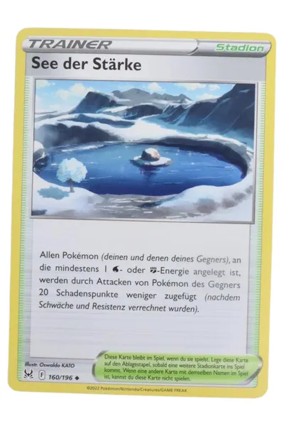 POKéMON Sammelkarte See der Stärke Trainer Stadion Gelb Deutsch